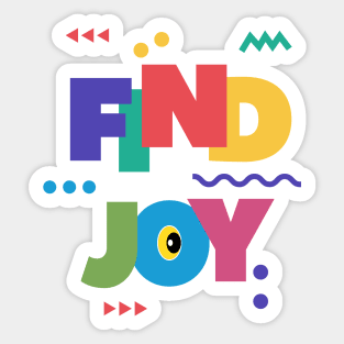 Find Joy Sticker